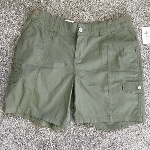 Comfort Waist Cargo Shorts Olive 